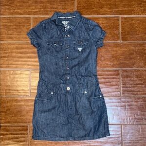 Guess Dark Blue Denim Dress